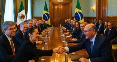 Sheinbaum y Alckmin pactan cooperación en economía, ciencia y medio ambiente, en un encuentro que reafirma la sintonía con Lula da Silva
