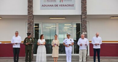 Claudia Sheinbaum inaugura la nueva aduana automatizada de Veracruz, un proyecto estratégico que promete eficiencia, transparencia y fortalecimiento económico nacional.