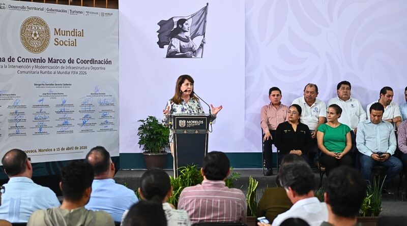 Un ambicioso plan estatal de rehabilitación de espacios públicos en 30 municipios busca regenerar el tejido comunitario rumbo a la justa mundialista.